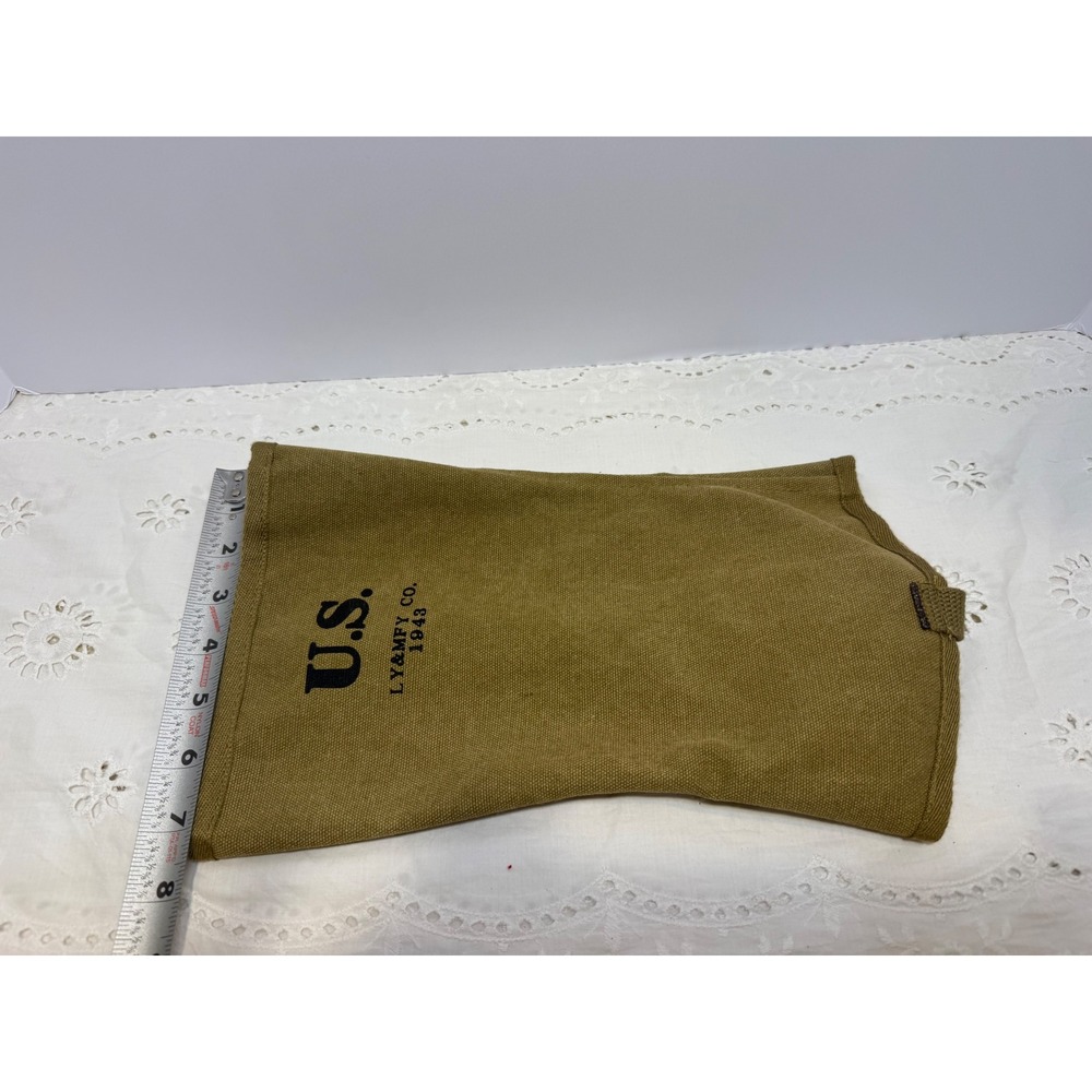 US Military Canvas Gaiters Marked 1943 & Ammunition Pouch 1942 Set - Picture 11 of 11